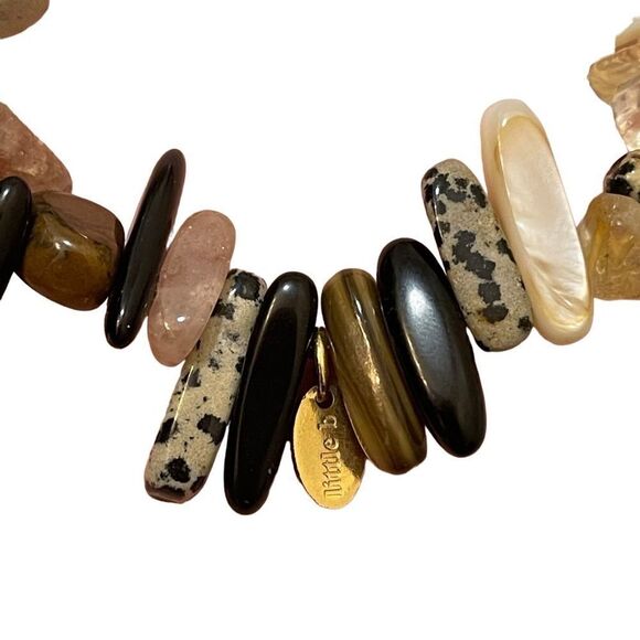 BPD Semi Precious Stone Stretchy Bracelet - Picture 6 of 8